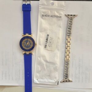 Michael Kors watch and Apple Watch band.